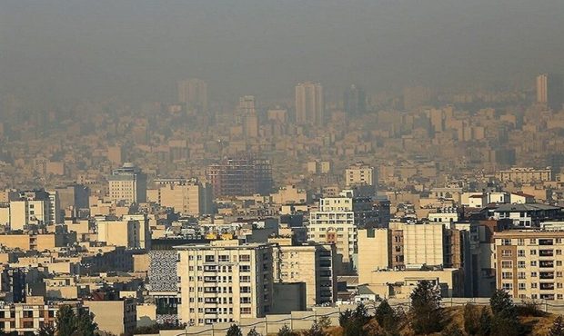 وضعیت هوای تهران نارنجی و ناسالم اعلام شد